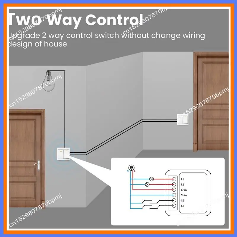 

BAAE 3-позиционный переключатель включения/выключения Graffiti Smart Wi-Fi Smart 3-позиционный переключатель включения/выключения Мини-переключатель скрытого типа