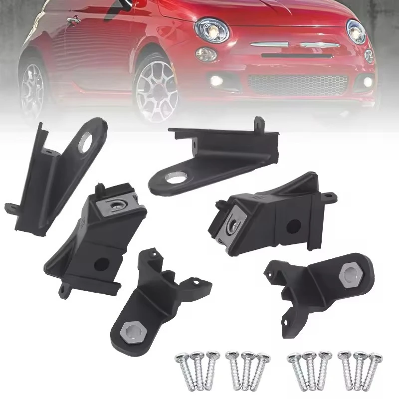 51816681 51816682 For Fiat 500 2007 2008 2009 2010 2011 2012 2013 2014 2015 Car Headlight Repair Kit Headlight Bracket Holder