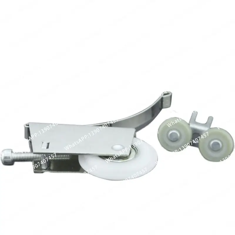 Screen door tension spring 1 set, with double 30mm mute sliding door roller imitation shaft double wheel