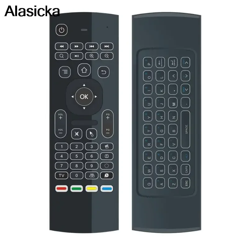 MX3 Backlit Air Mouse Smart Voice Remote Control 2.4G RF Wireless Keyboard for Android TV Box X96 Mini H96 MAX