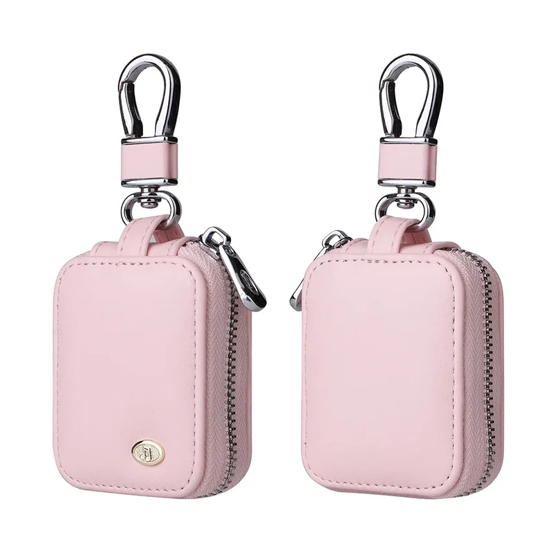 1PC Earphone Bag With Zipper PU Data Cable Coin Purse Travel Earphone Case  For Wireless Earbudshome Small Item Organizer