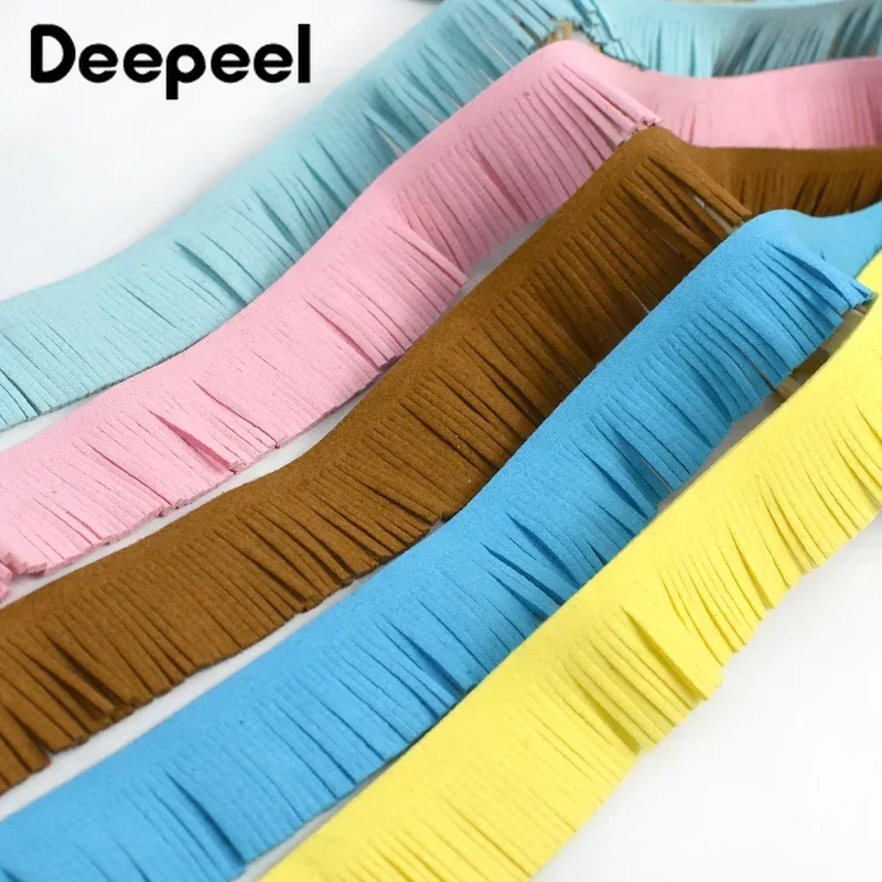 

3Meters Deepeel 3cm Suede Tassel Fringe Trim Bag Keychain Sewing Decorative Trimming Fabric Clothes Jewelry Pendant Accessories