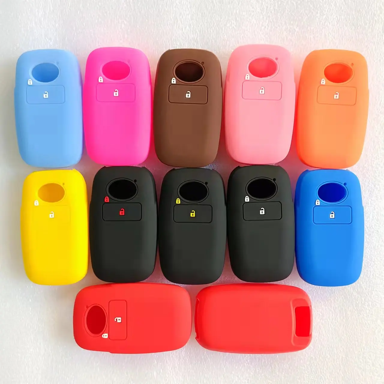 Auto Car Key Accessories Cover for Daihatsu Rocky Remote FOB Protect Cover for Toyota RAIZE Smart Key Holder 2Buttons