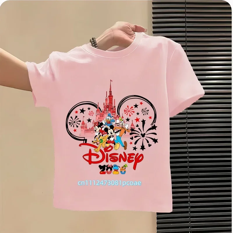 Summer Disney Trip 2026 Family Matching Cotton Shirts Funny 