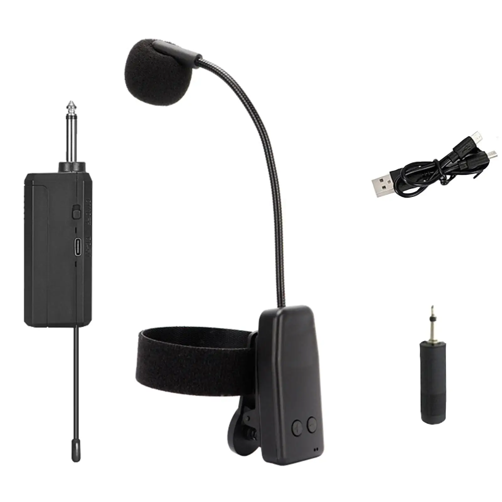 Wireless Instrument Mic Plug and Play for Trumpet Stage Performance