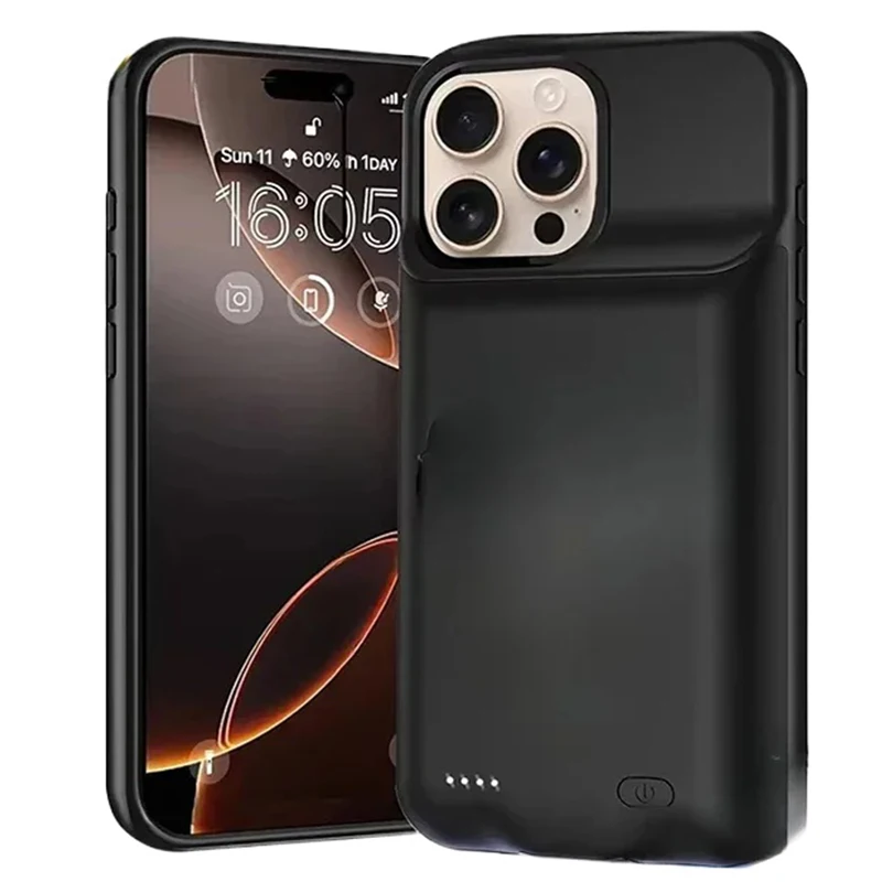Coque Batterie 9300mAh Pour IPhone Air - Recharge Rapide 20W, Écran LED, Design Coulissant - Protection Et Autonomie