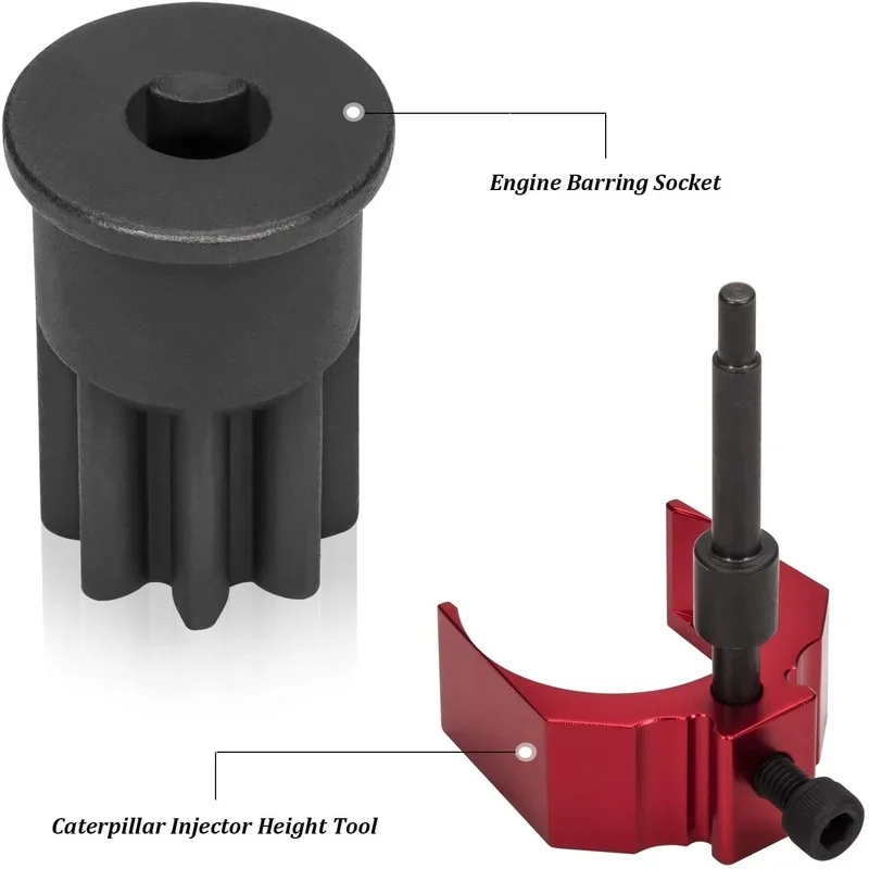 Automatic Timing Pin With Adapter For Caterpillar TDC Valve Injector Height Tool  3406E C-15 C-16 Alternative To 9U-7227