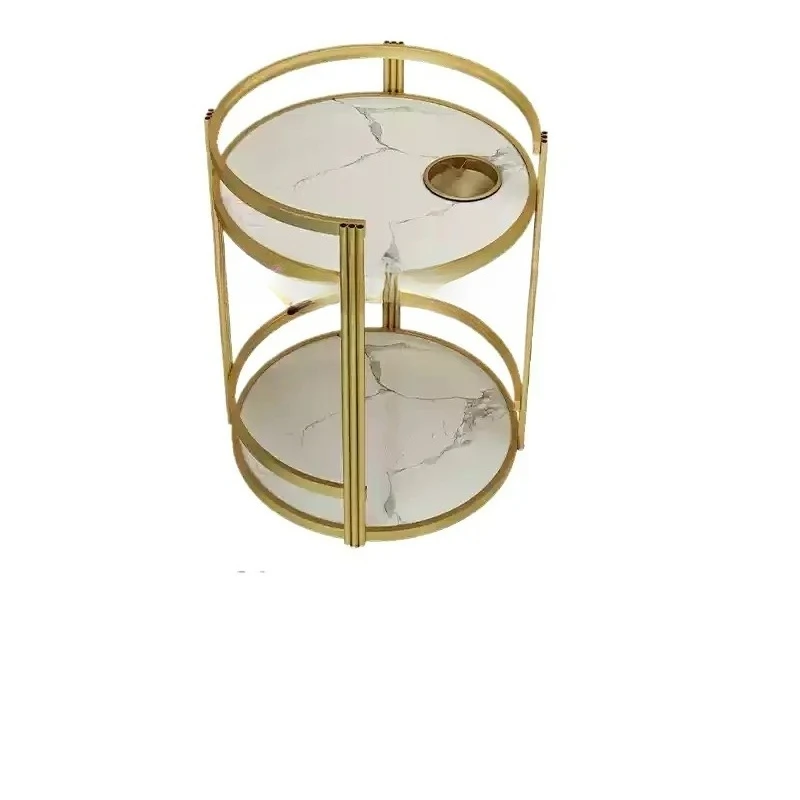 

TQH tea rack mahjong table small side few chess and card room playing card rack movable tea table