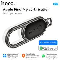 HOCO E91J Smart Anti-lost Keychain Airtag Tracker For Car Key Work Base On Apple IOS Find My Network Mini Metal Finder Locator