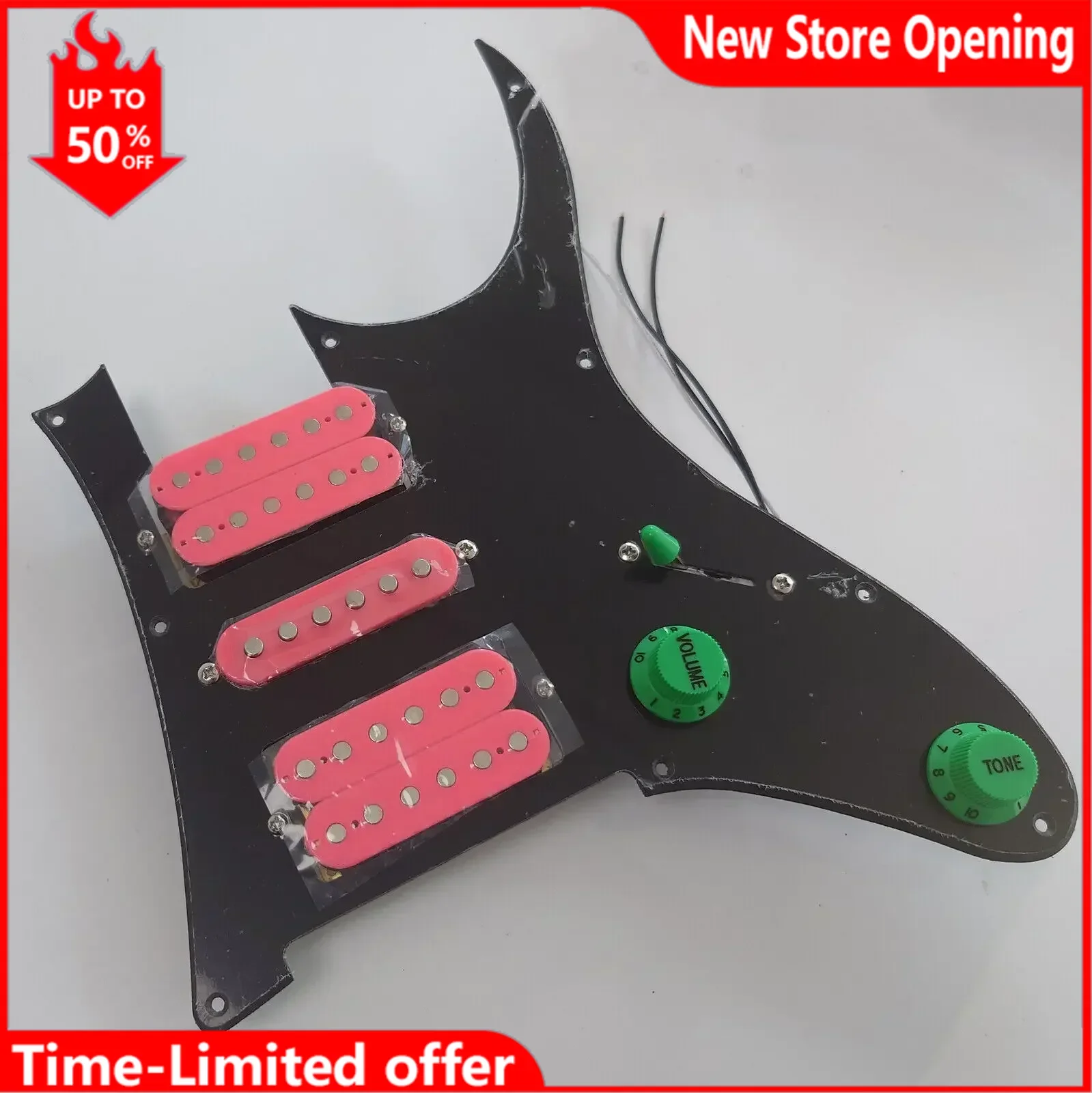 

RG HSH Prewired Loaded Pickguard Set, Humbucker Pickups for RG Electric Guitars, Replacement Parts