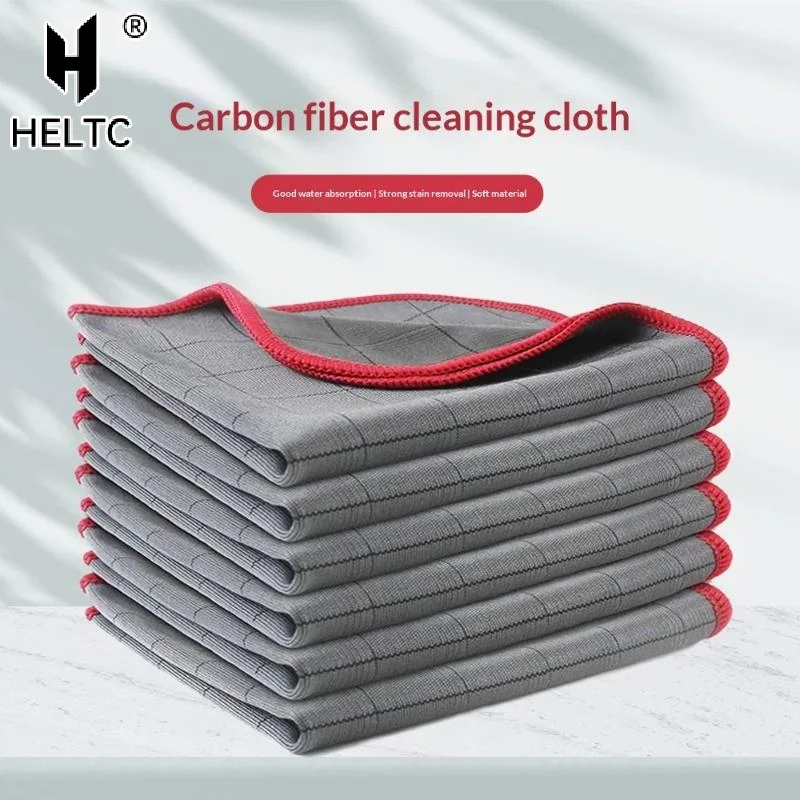 1PCS Carbon Microfiber Cleaning Cloth Lint Free Reusable Kitchen Dish Cloth Glass Window Polishing Streak Free Miracle Clean Rag