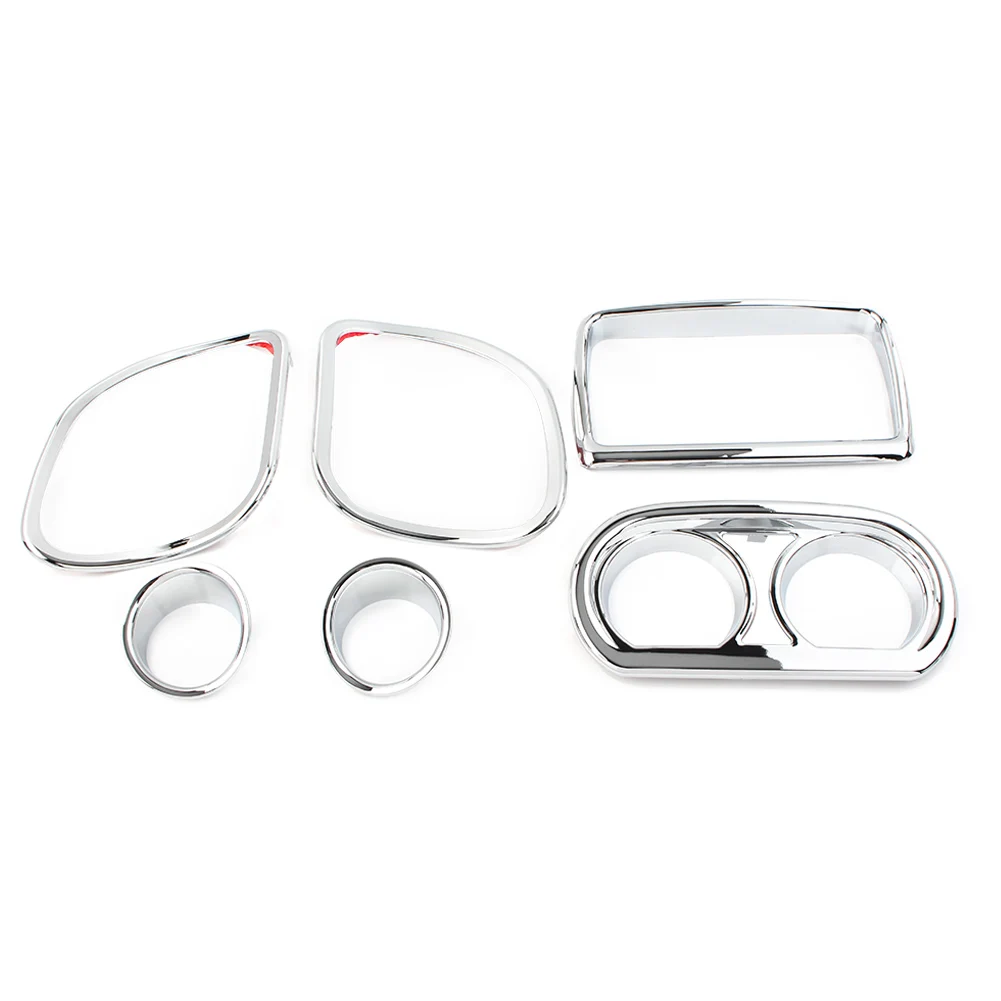 Chrome Motorcycle Inner Fairing Speedometer Radio Speaker Trim Fit for Harley Road Glide 2015-2022 Accesorios