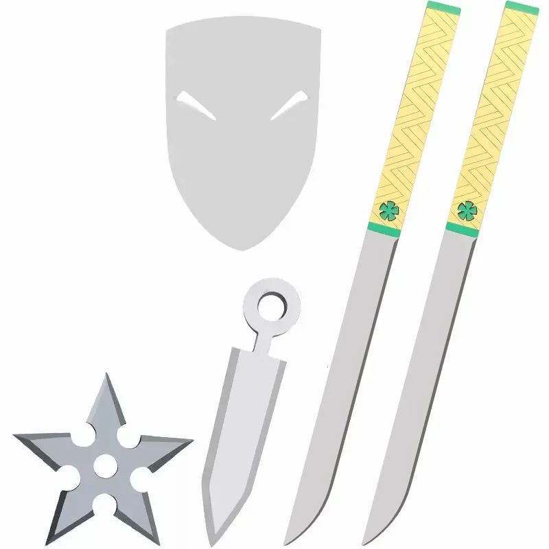 Shisan Meihua Sword Mask Darts Scissor Seven  Prop Cosplay Halloween Christmas Party Props for Comic Show