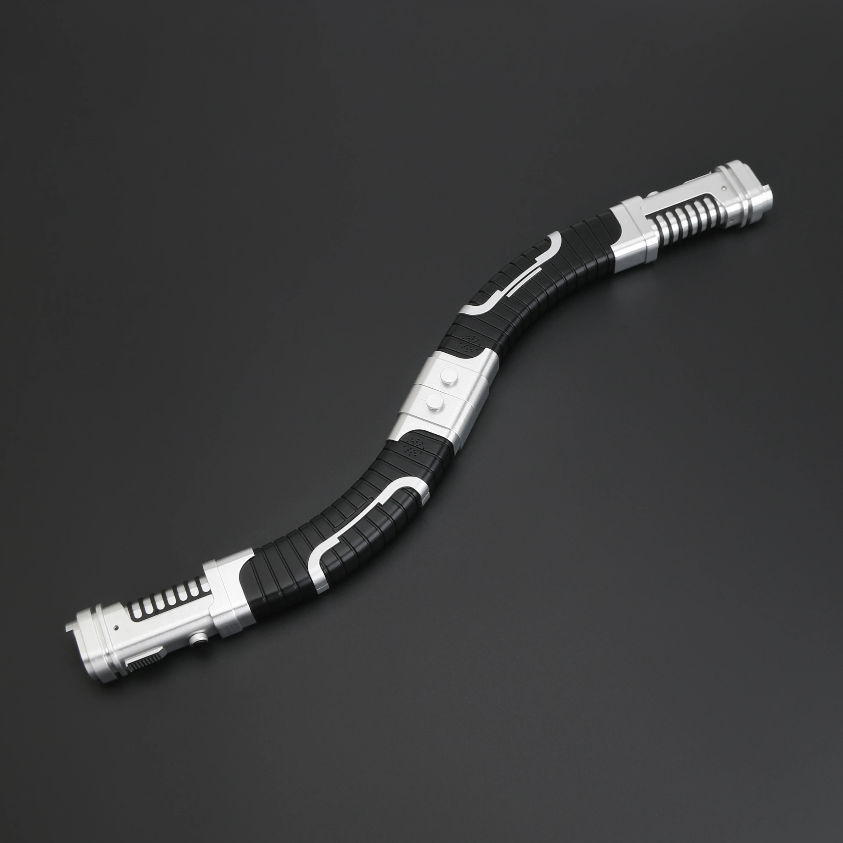 Miecz świetlny TXQSABER Asajj Ventress Piexl SDRGB, podwójny metalowy trzonek, płynny ruch, miecz laserowy typu blaster do cosplayu dla dorosłych.