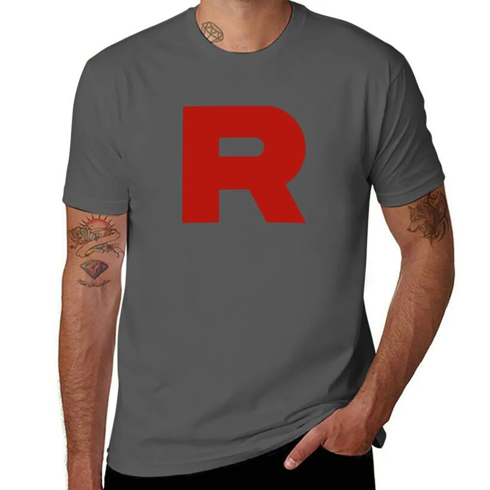 

RocketTeam T-Shirt t shirt man plain man t shirt cotton T-Shirt