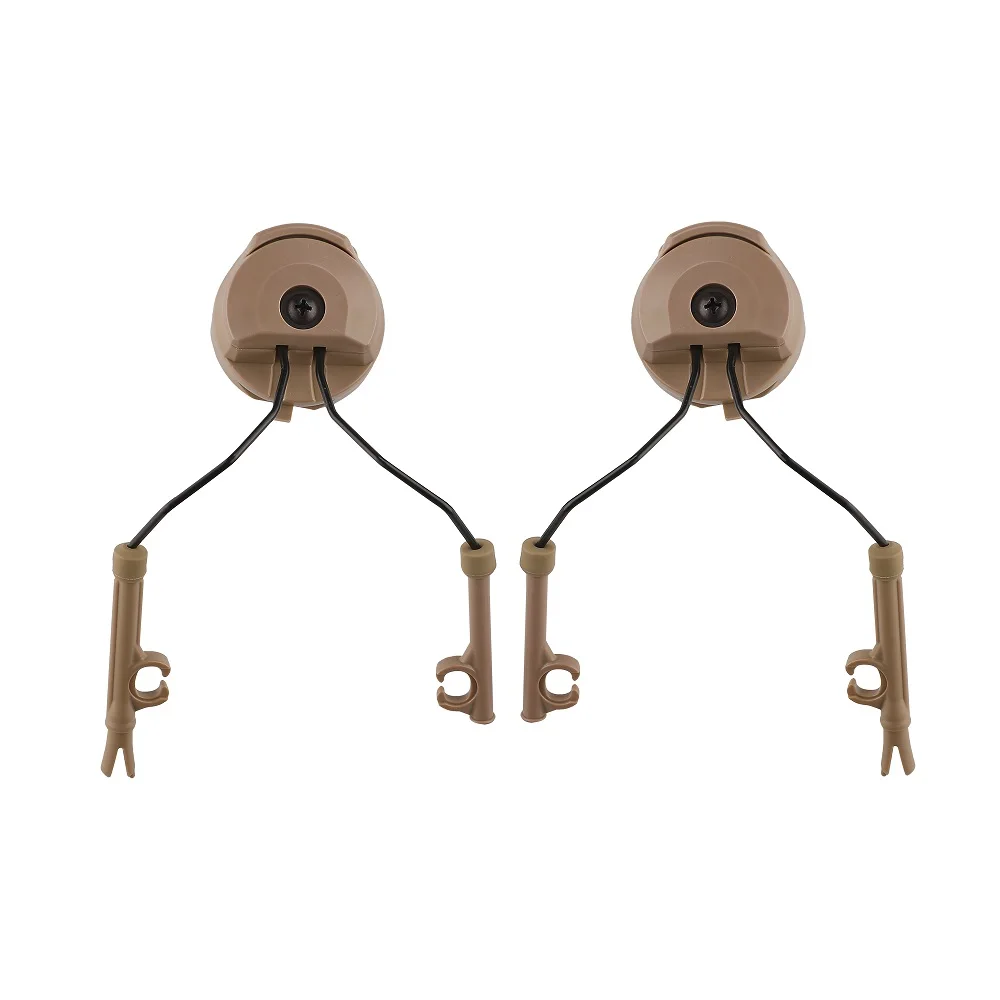 Tactical Headset Bracket Fast Ops Core Helmet ARC Rail Adapter Set fit for Comtac II Series Noise Cancelling Headset