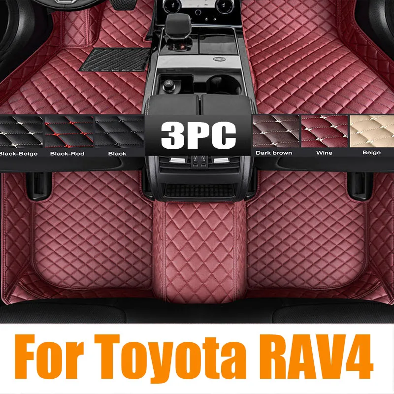 

Car floor mat For Toyota RAV4 2013-2019 2020 2021 2022 Cargo liner tpe foot pads waterproof car accessories