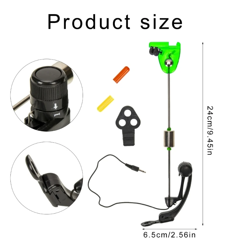 Fishing Bites Alarm Fishing Chain Alert Swingers Alarm Fish Light Carp Fishing Tool Fishing Rod Alarm Adapter Accessory