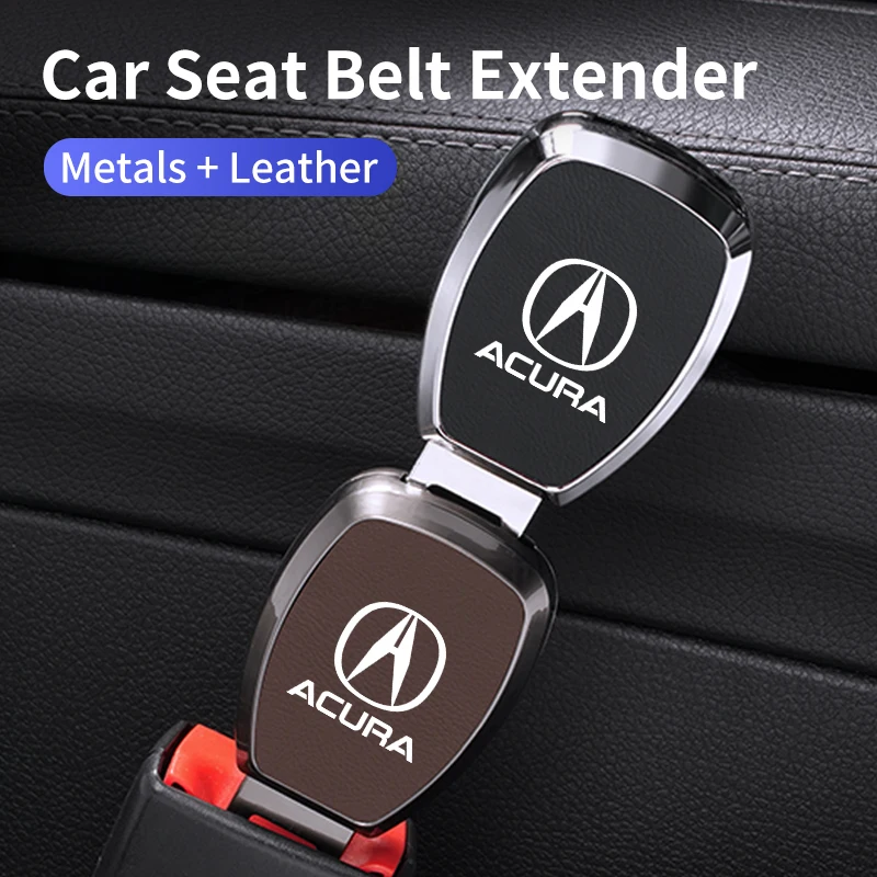 Car Seat Belt Clip Extension Safety Lock Buckle Extender Plug For Acura MDX RDX TSX RSX Integra TL RL NSX TLX ILX ZDX RLX