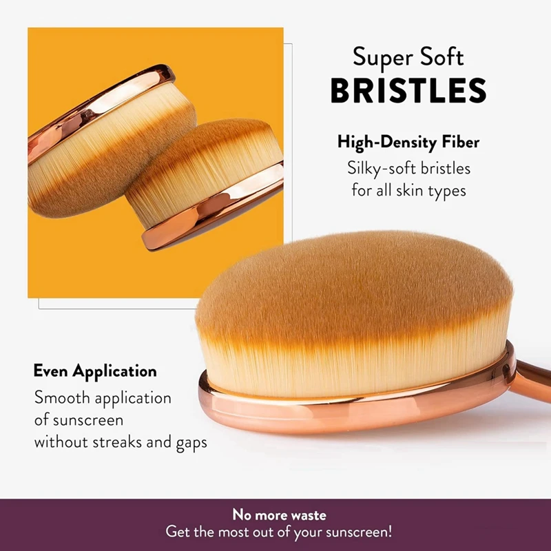 MAKE-Sunscreen Brush Set - Lotion Applicator For Kids, Babies, Family And Adults For Face And Body