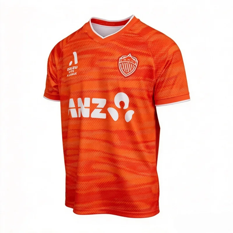 2026_2027 New Australian A-League Auckland Training Football Jersey Sports Fast Drying Breathable Printed T Shirt Parent-child