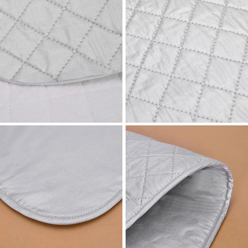 Portable Table Top Ironing Mat Laundry Pad Washer Dryer Cover Board Heat Resistant Blanket Press Clothes Protector Travel