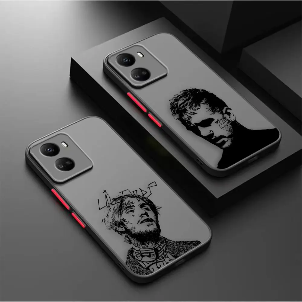 Cry Baby Rapper Lil Peep Hell Boy Matte Phone Case for Huawei NOVA Y70 10 9 8SE 8 7SE 7I 7 6 5I 5 4 3I 4G 5G Silicone Case Shell