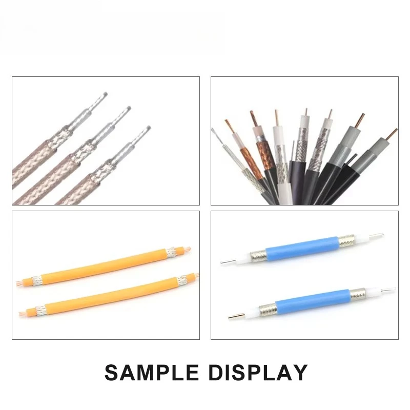 EW-06F Rotary Blade Coaxial Cable Stripper Coaxial Cable Stripping Machine RG402 Rg Series Rg58 Rg213 Rg214 Rg174