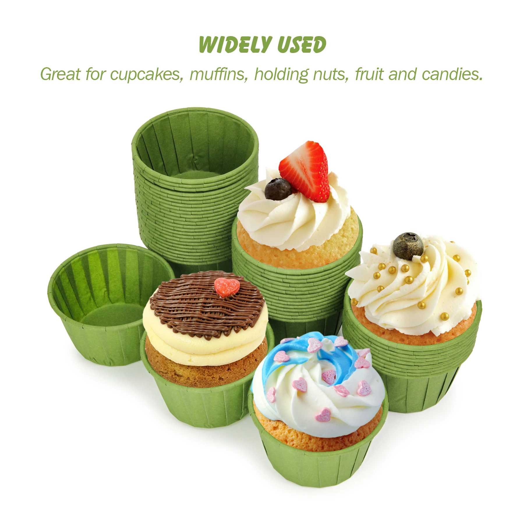 50Pcs Mini Nut Cups Foiled Gold Muffin Cupcake Liner Cake Wrappers Baking Cup Tray Case Cake Paper Cups Pastry Tools