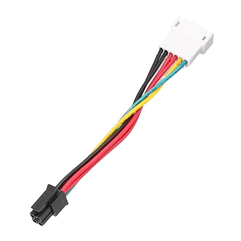 Durable 6 Pin to Small 4 Pin Fan Control Board Converter Cable Reliable and Long lasting，displayport to cable