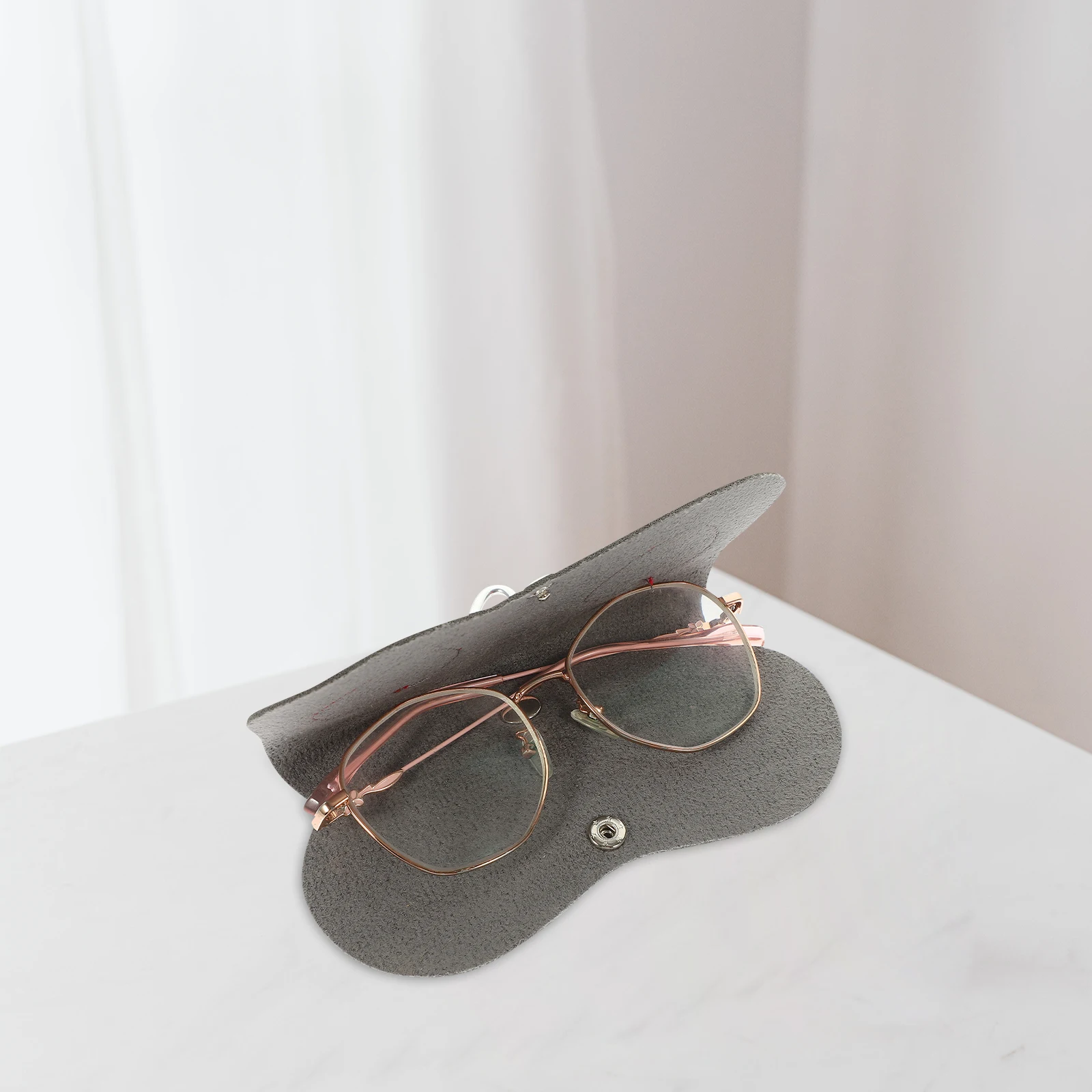 

Glasses Bag Eyeglasses Case Pouch Storage Holder Pink Flowers Cartoon Fits Sunglasses Lightweight Practical Daily Use