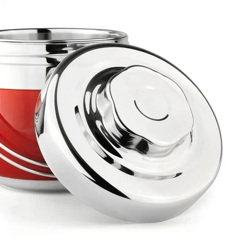 Imagem -05 - Caixa Bento Portátil à Prova de Vazamento de Recipiente de Armazenamento de Almoço Frasco Térmico de Alimentos Isolamento Sopa Thermos Bolsa Talheres Aço Inoxidável