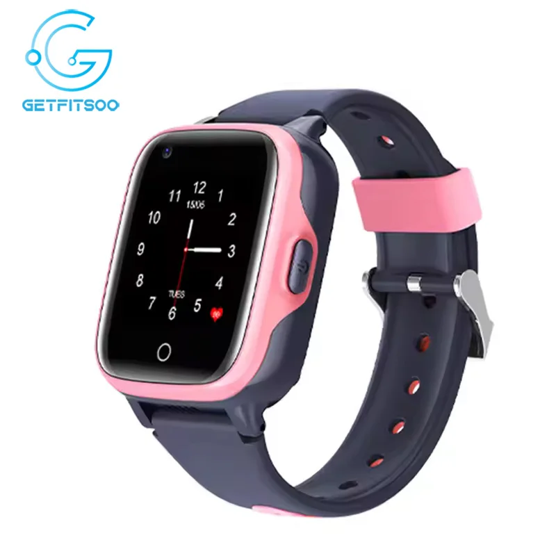 Getfitsoo 4G Kids Smart Watch GPS WiFi Anti Lost Tracker Video Call Music Player Android8.1 WhatsApp Smartwatch For Children