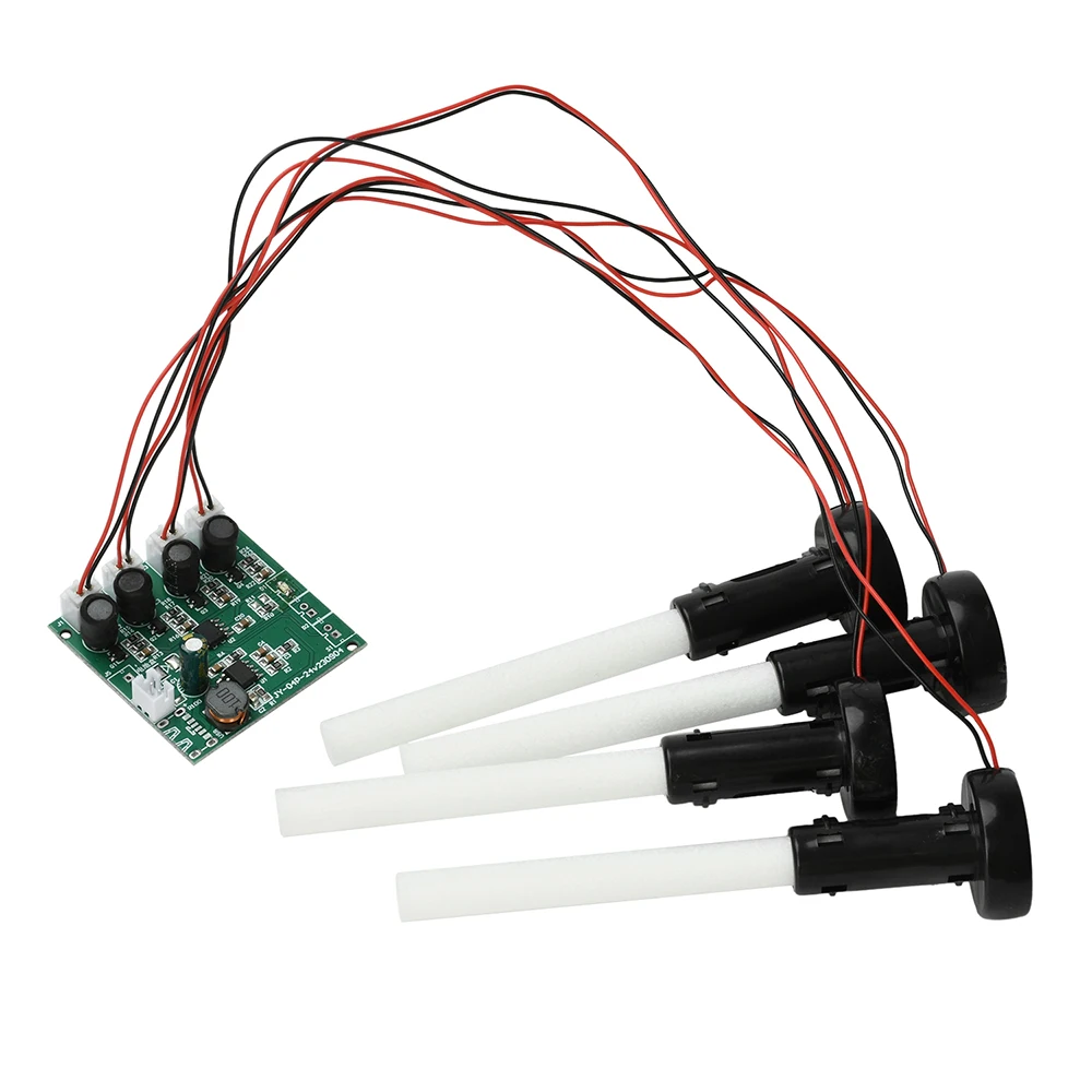 4 Spray Humidifier Module DIY Atomizer Control Board Driver Circuit Board 1Drag4 Plant Watering Heavy Fog Amount Assembly Simple