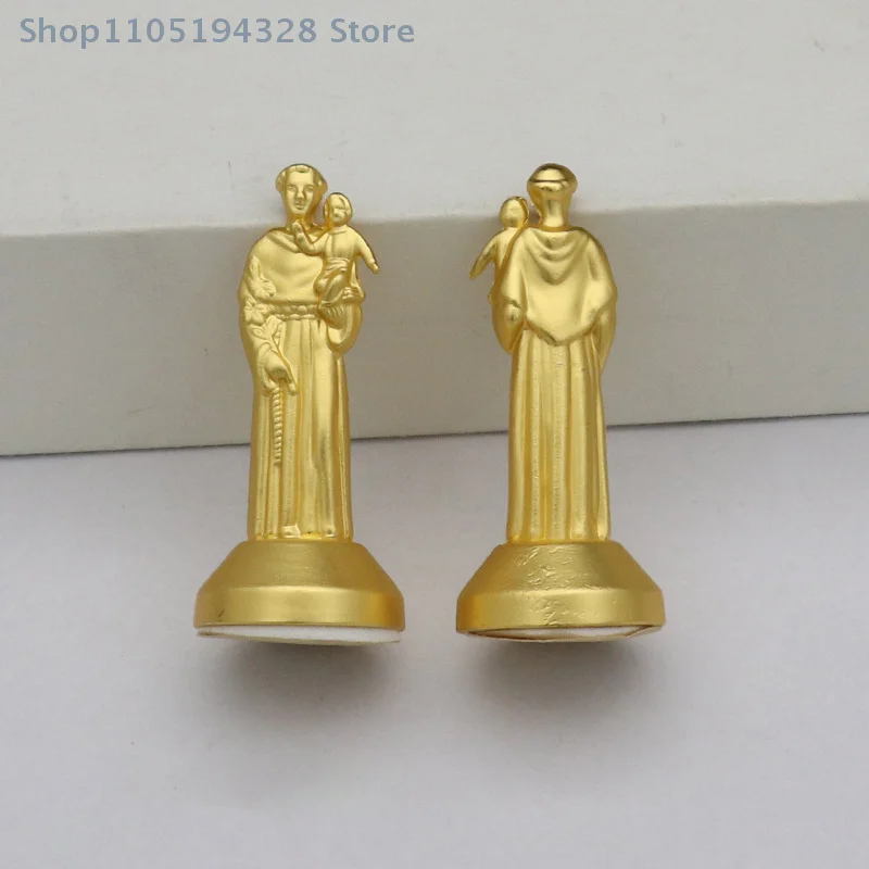 [FN] سيدة غوادالوبي يدويا سبيكة تمثال سيارة الحلي ديكور ديني المنزل نعمة تمثال المنزل طاولة مكتبية الديكور