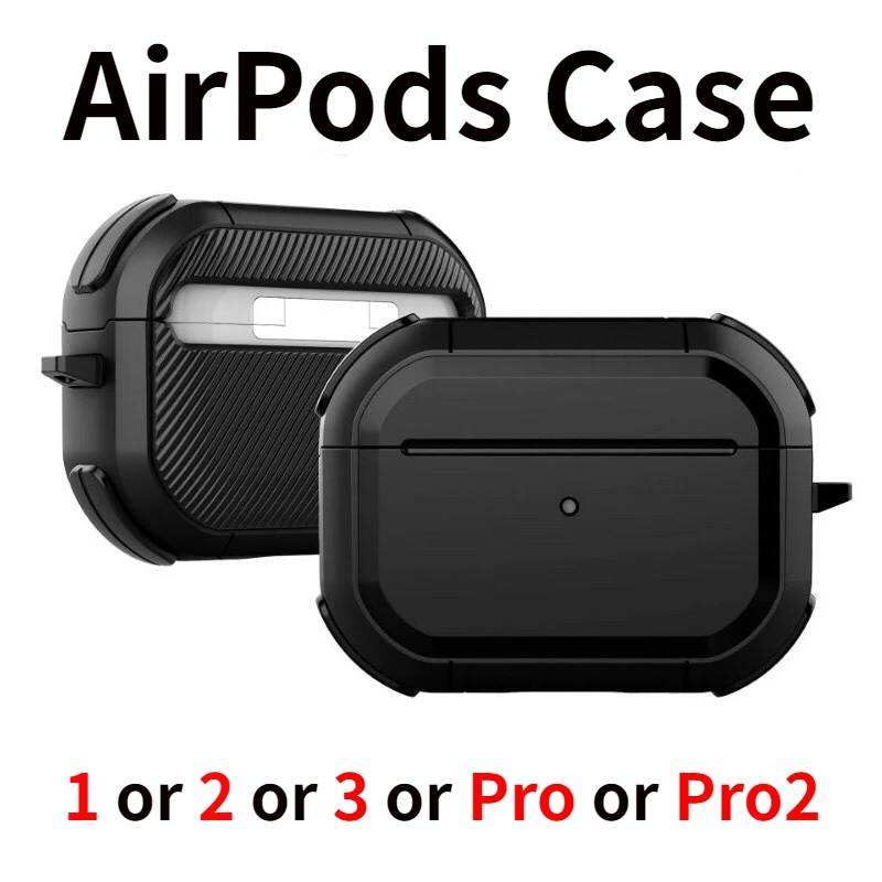 Etui z czterema rogami zapobiegające upadkowi z etui Airpods Pro AirPods 1 2 3 Pro 2. generacji Etui kompatybilne z USB-C MagSafe Osłona ochronna z