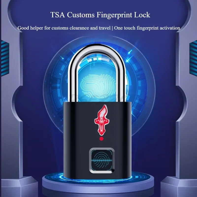 Imagem -02 - Electronic Intelligent Fingerprint Lock Anti-theft Travel Lock Segurança da Bagagem do Aeroporto Fingerprint Lock P16