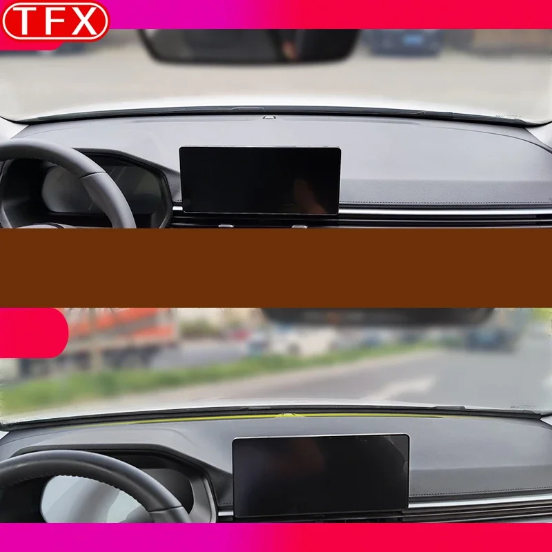 For Geely All-new Emgrand II 2023 2024 Car Sound Insulation Strip Central Control Rubber Sealing Strip Auto Interior Accessories