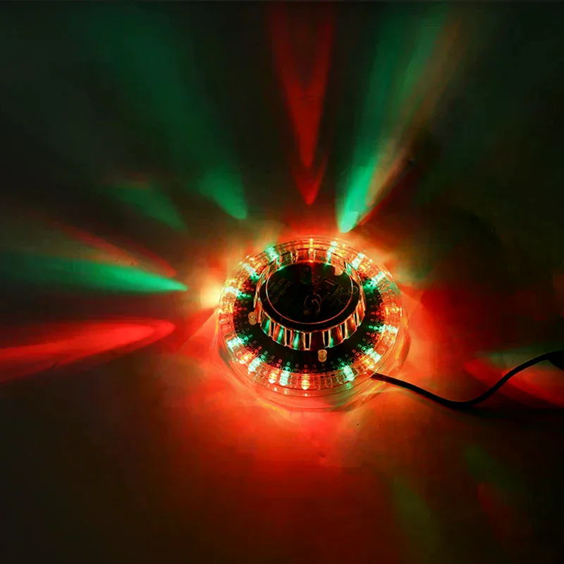 Sound Activated Rotating Disco Light USB RGB LED Ball Party KTV Bar Stage Lamps Easy Installation Exquisite Stage Effet