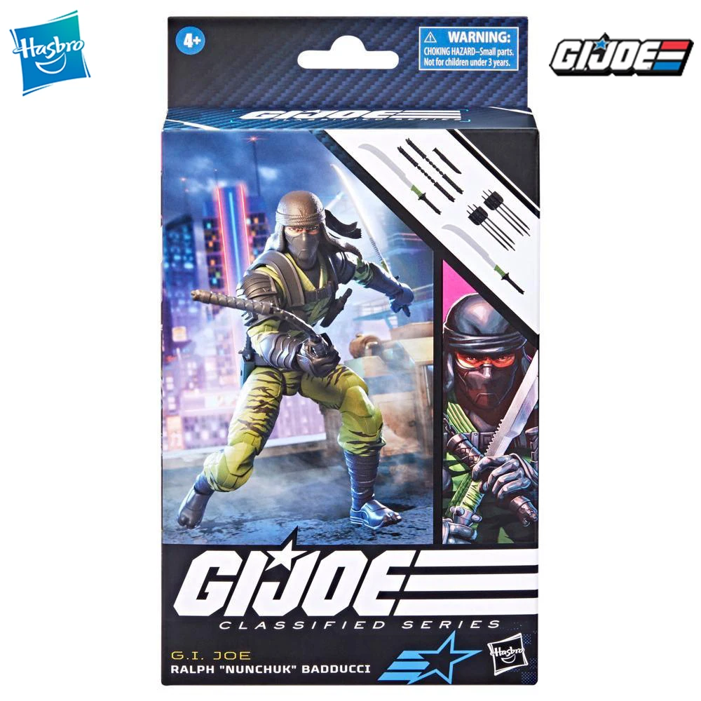 

[Специальное предложение] Hasbro G.I. Joe Classified Series Nunchuk (Ralph Badducci) масштаб 6 дюймов, красивая фигурка, модель солдата, игрушки