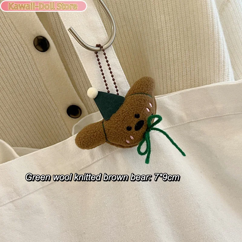Schöne Cartoon Plüsch Bär Anhänger Nette Weiche Angefüllte Puppe Schlüsselring Tasche Anhänger Rucksack Dekoration Für Beste Freundin Geschenke