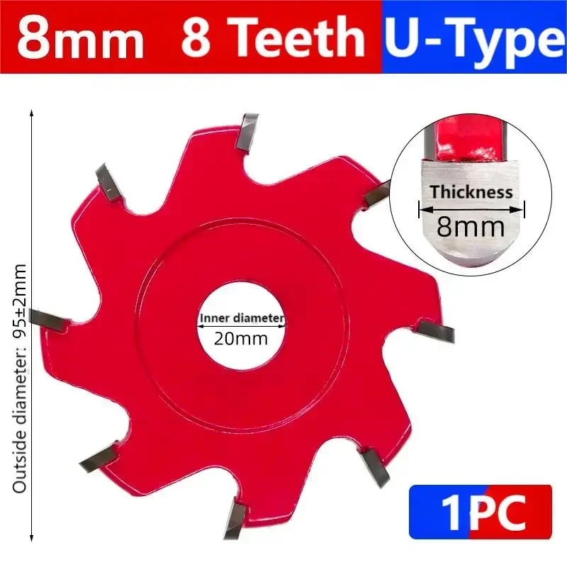 U-type Aluminum-plastic Plate 90° Folded Right-angle Cutting Blade, Round Bottom Forming Knife, Milling Cutter,woodworking Tools