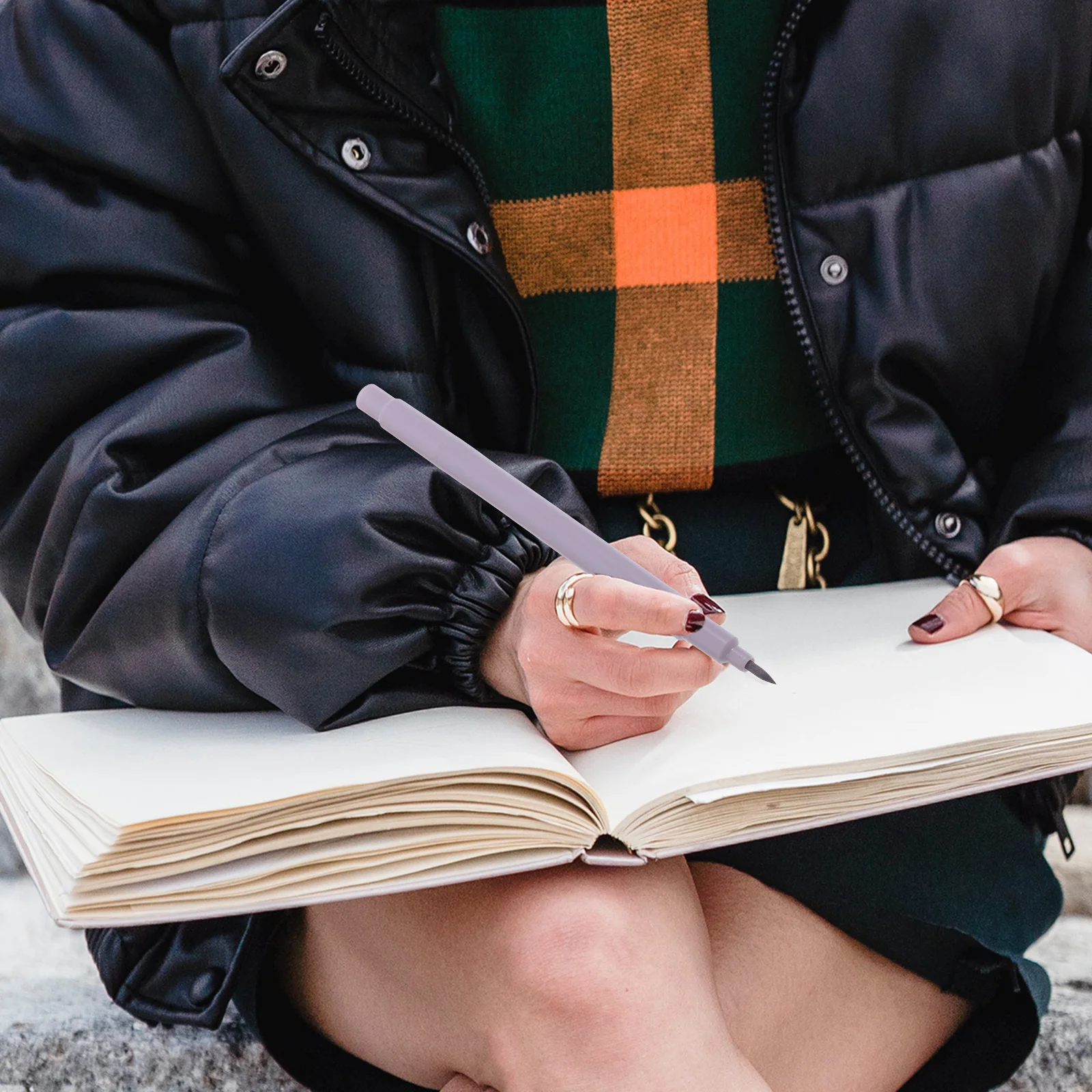 6Pcs Highlighters Dual Tips Lightweight Portable Convenient Marking Pens for School Office Journaling Color Coding Pocket