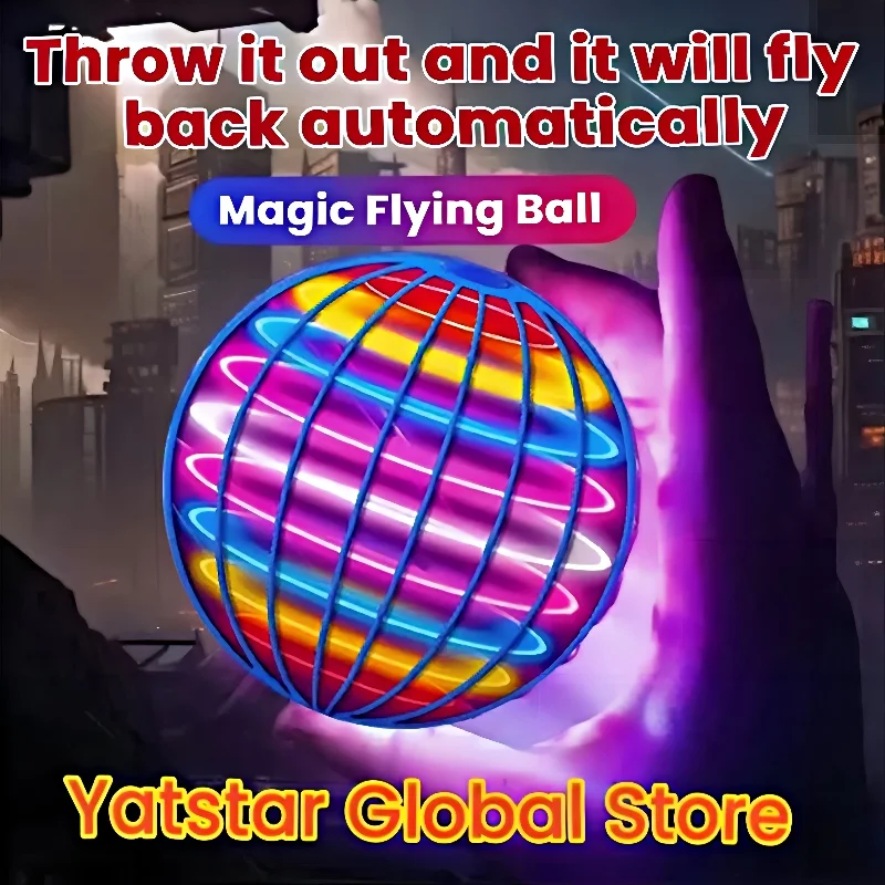 Vliegende Spinner Fidget Speelgoed Vliegende Bal Speelgoed Controleerbaar Magische Bal Boemerang Flyorb Magische Drone Orb Vliegen Nova Kind Cadeau Kids Speelgoed