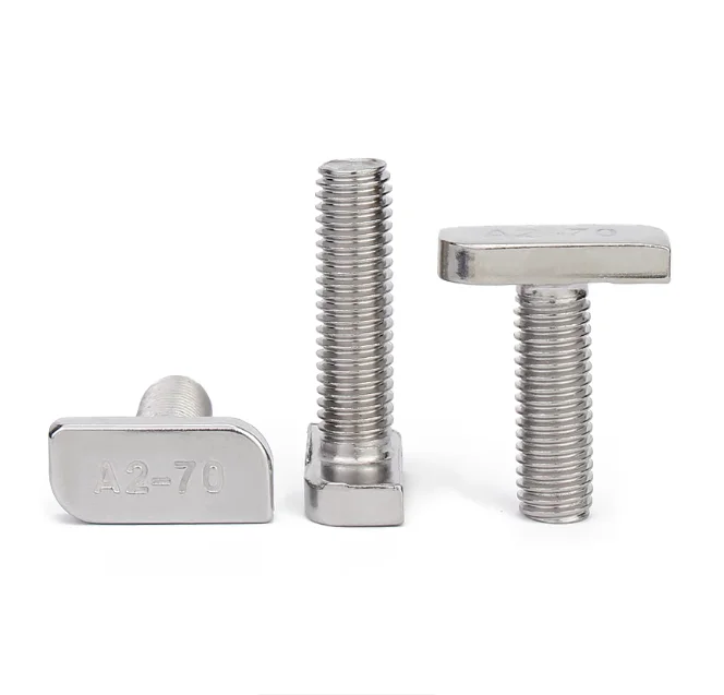 

4 шт. Т-образный болт из нержавеющей стали M8/M10 мм lag винт, алюминиевый профиль Т-образного болта для фотоэлектрического резервуара