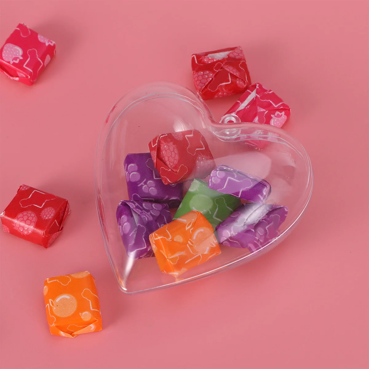 

12 Cm Transparent Ball Christmas Decorations Candy Ornaments for Tree Clear Balls