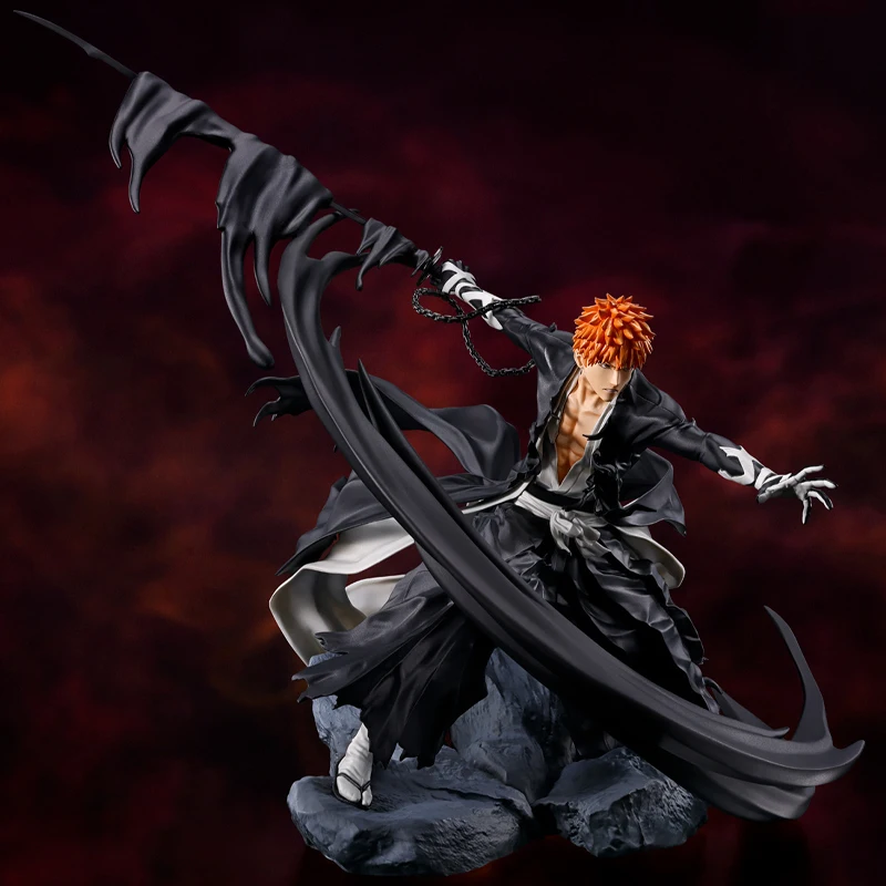 BLEACH Original BANDAI Figuarts Zero Kurosaki Ichigo Anime Figure Thousand Years of Bloody War Collection Boxed Model Doll Toys