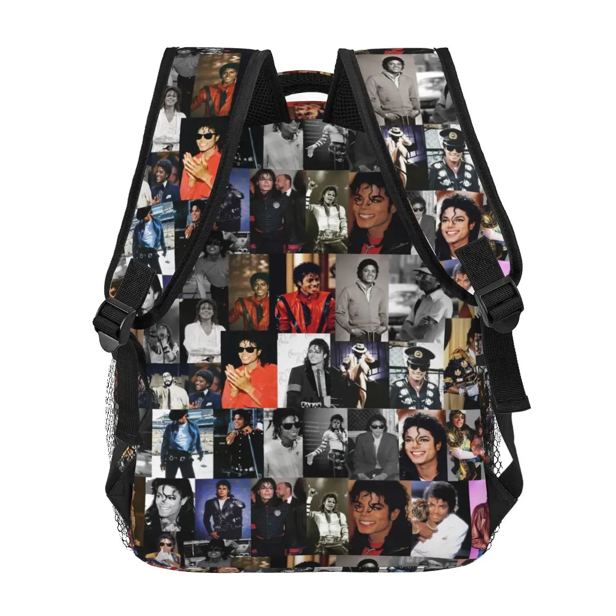 Imagem -04 - Michael Jackson Mochila para Meninas Meninos Viagem Mochila Mochilas para Bolsa Escolar Adolescente