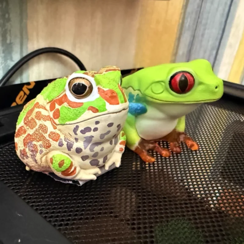 

В наличии Животное Планета Сердце Широкое Тело Жирная Серия 20 Пулей Одна Жаба 2 Ручная Модель Креативный Орнамент