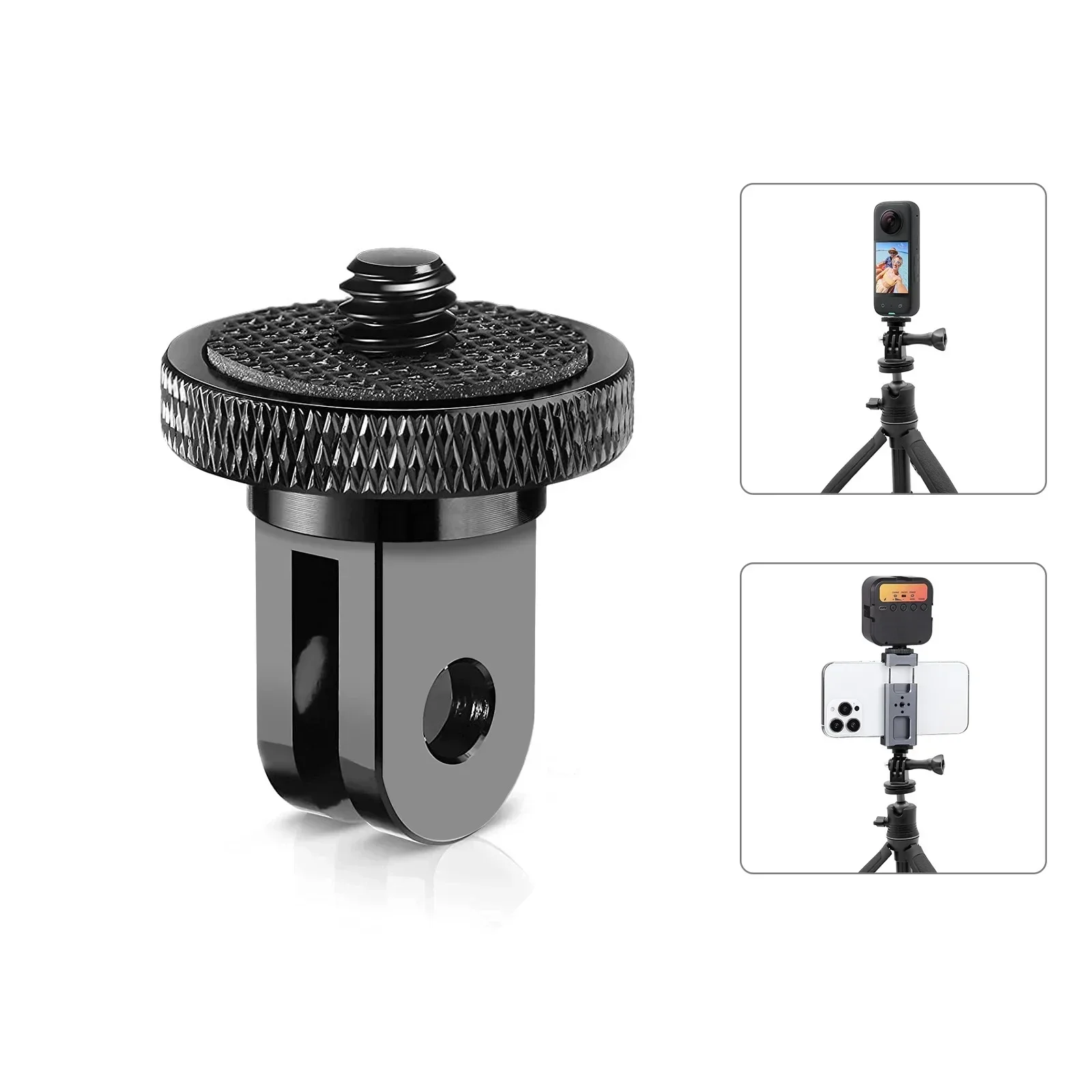 

Camera Tripod Conversion Seat 6mm Aluminum Alloy Mini Tripod Adapter For GoPro/Insta360 Sport Camera Stand Accessories